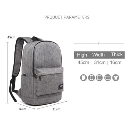 Universal Multi-Function Oxford Cloth Laptop Shoulders Bag Backpack with External USB Charging Port, Size: 45x31x16cm, For 15.6 inch and Below Macbook, Samsung, Lenovo, Sony, DELL Alienware, CHUWI, ASUS, HP(Black) - Backpack by PMC Jewellery | Online Shopping South Africa | PMC Jewellery | Buy Now Pay Later Mobicred