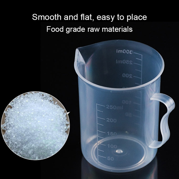10 PCS 250ml Food Grade PP Plastic Flask Digital Measuring Cup Cylinder Scale Measure Glass Lab Laboratory Tools(Transparent) - Gadgets by PMC TechLife | Online Shopping South Africa | PMC TechLife | Buy Now Pay Later Mobicred