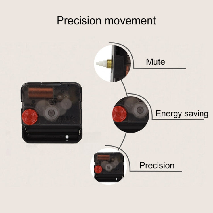 Retro Wooden Round Single-sided Gear Clock Rome Number Wall Clock, Diameter: 30cm(Gold) - Wall Clock by PMc TechLife | Online Shopping South Africa | PMc TechLife | Buy Now Pay Later Mobicred