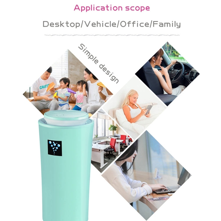 Small-3 2W Humidifier Moisture Meter Moisturizing Instrument with LED Night Light, Water Tank Capacity: 260ml(Blue) - Air Purifiers & Accessories by PMC TechLife | Online Shopping South Africa | PMC TechLife | Buy Now Pay Later Mobicred