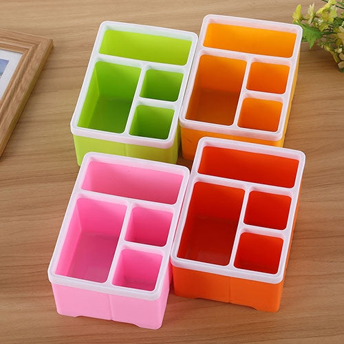Desktop Storage Organizer Remote Control Caddy Holde for Desk Office Supplies(Pink) - free shipping - PMc TechLife - Order now!