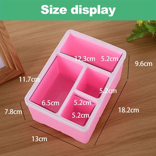 Desktop Storage Organizer Remote Control Caddy Holde for Desk Office Supplies(Pink) - free shipping - PMc TechLife - Order now!