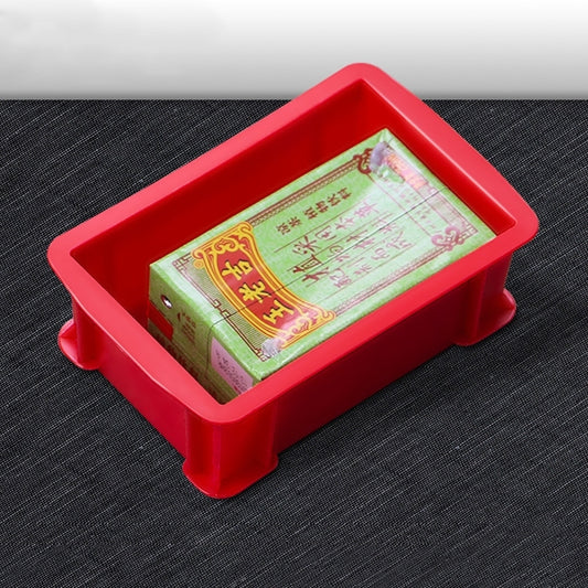 Thick Multi-function Material Box Brand New Flat Plastic Parts Box Tool Box, Size: 15.6cm x 10.1cm x 5.3cm(Red) - Storage Bags & Boxes by PMC Jewellery | Online Shopping South Africa | PMC Jewellery | Buy Now Pay Later Mobicred