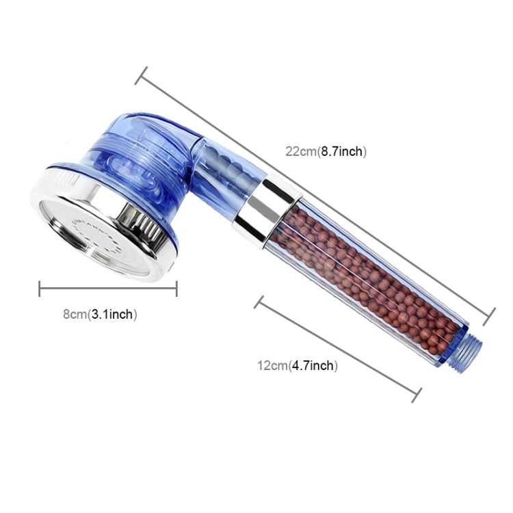 3 Settings Adjustable PC Negative Ions Shower Head, Size: Large, Interface:  2cm(Blue) - Shower Head by PMC TechLife | Online Shopping South Africa | PMC TechLife | Buy Now Pay Later Mobicred