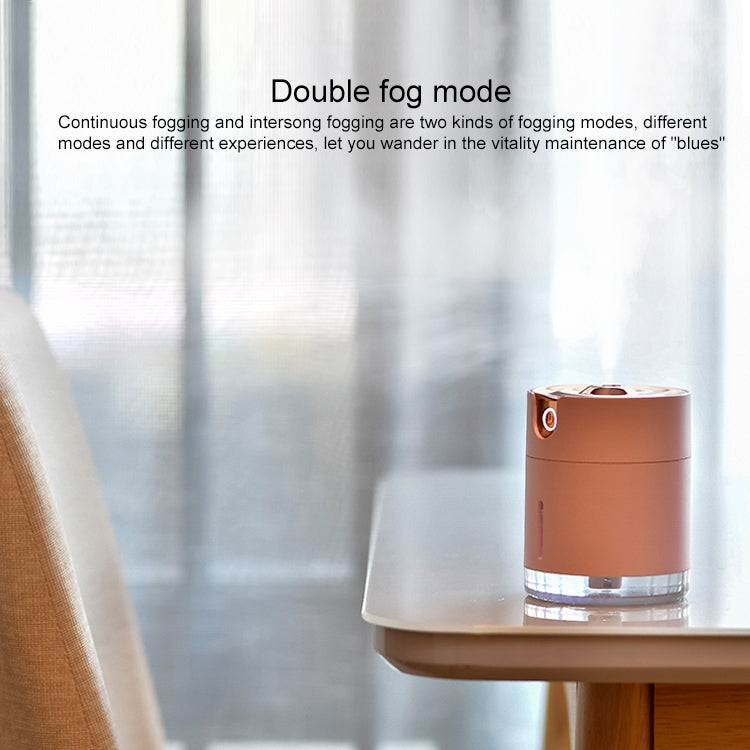 WT-H16 USB Charging Water Pattern Atomizing Humidifier with Colorful Night Lights, Water Tank Capacity: 300mL (Pink) - free shipping - PMC TechLife - Order now!