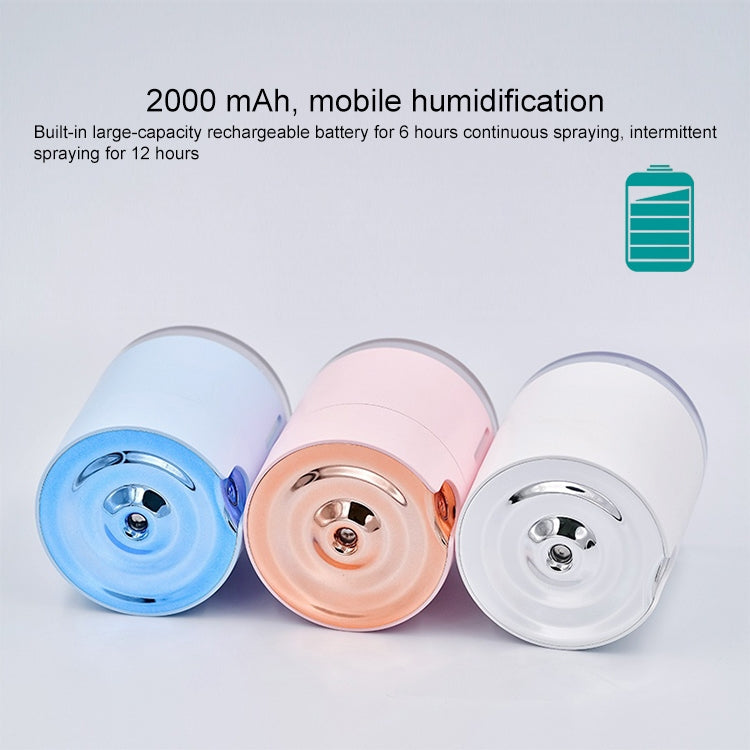 WT-H16 USB Charging Water Pattern Atomizing Humidifier with Colorful Night Lights, Water Tank Capacity: 300mL (Pink) - free shipping - PMC TechLife - Order now!