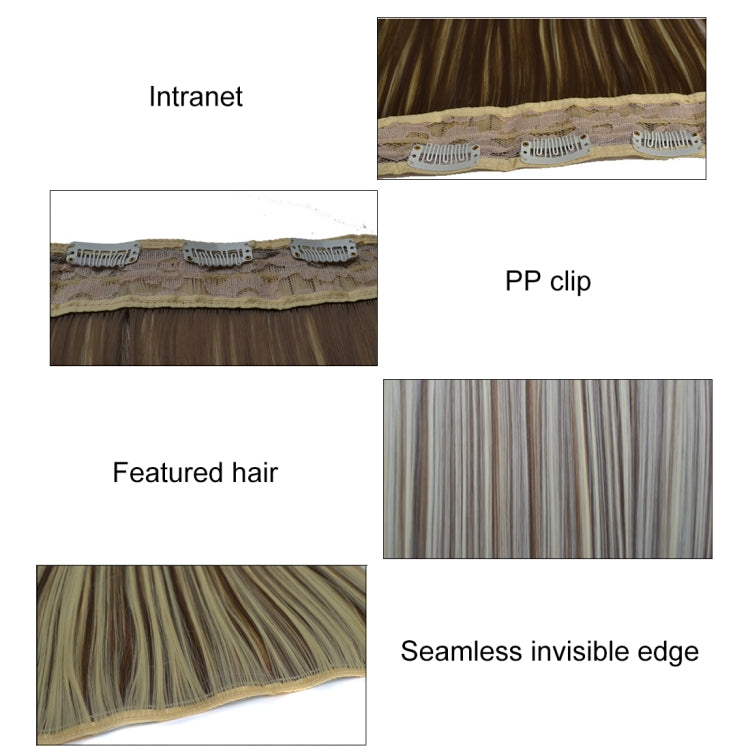 613H35# One-piece Seamless Five-clip Wig Long Straight Wig Piece - free shipping - PMC TechLife - Order now!