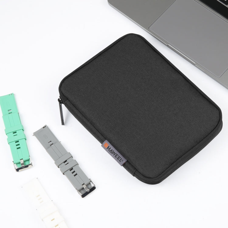 HAWEEL Watch Band Organizer Box Earphones / U Disk / Digital Cable Storage Case(Black) - free shipping - PMC TechLife - Order now!