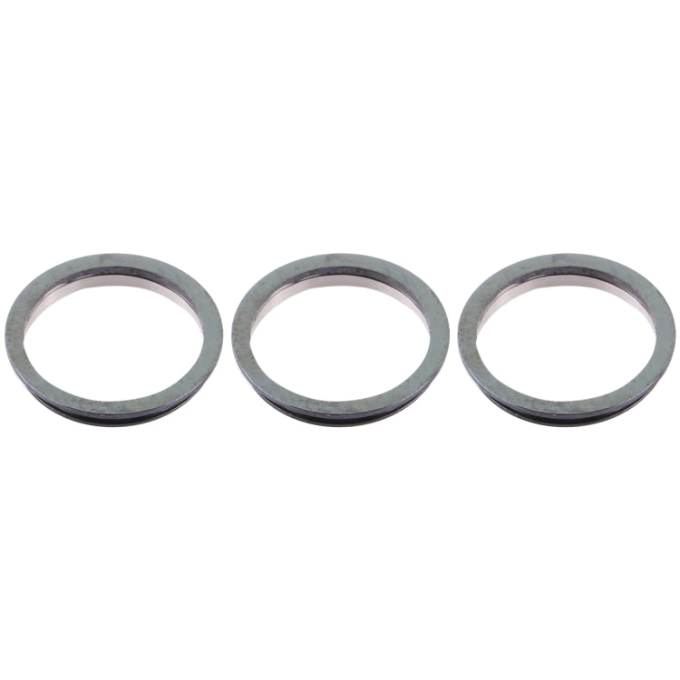 3 PCS Rear Camera Glass Lens Metal Protector Hoop Ring for iPhone 12 Pro(Aqua Blue) - Camera Series by PMc TechLife | Online Shopping South Africa | PMc TechLife | Buy Now Pay Later Mobicred