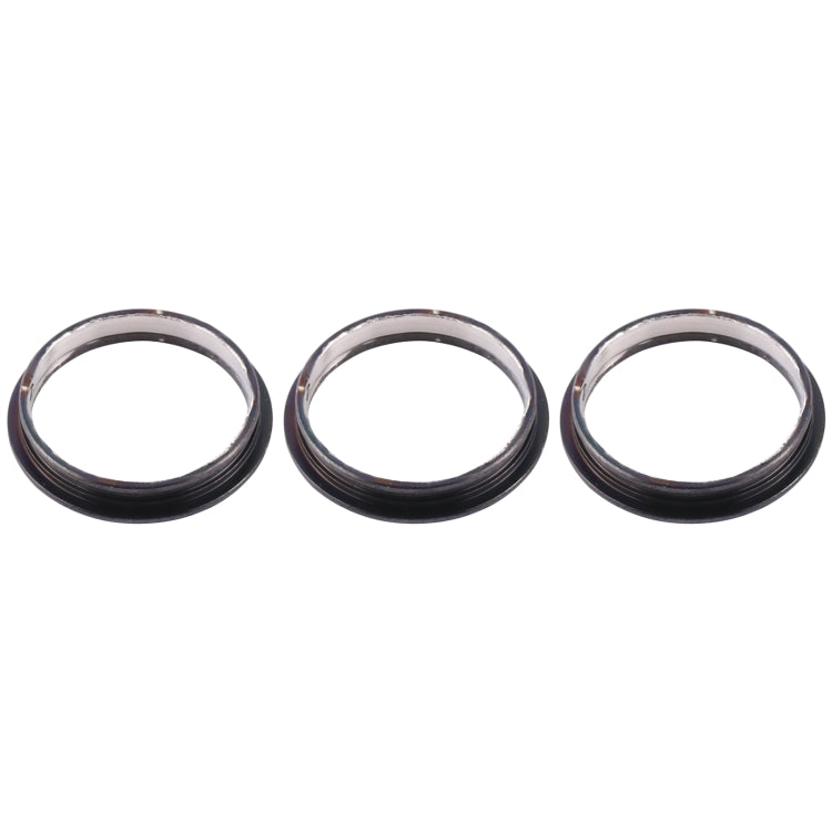 3 PCS Rear Camera Glass Lens Metal Protector Hoop Ring for iPhone 12 Pro(Aqua Blue) - Camera Series by PMc TechLife | Online Shopping South Africa | PMc TechLife | Buy Now Pay Later Mobicred