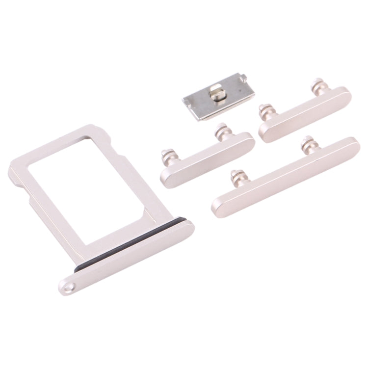SIM Card Tray + Side Keys for iPhone 12 Mini(White) - Metal Parts by PMc TechLife | Online Shopping South Africa | PMc TechLife | Buy Now Pay Later Mobicred