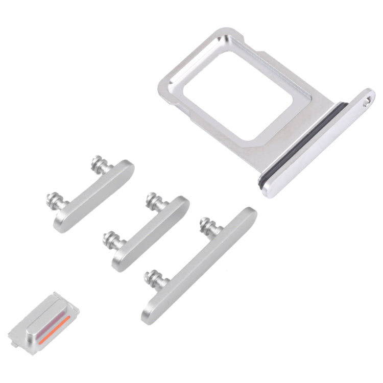 SIM Card Tray + SIM Card Tray + Side Keys for iPhone 14 Pro (Silver) - Others by PMC TechLife | Online Shopping South Africa | PMC TechLife | Buy Now Pay Later Mobicred