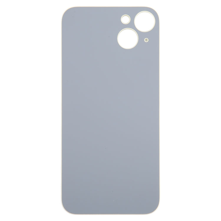 For iPhone 15 Plus Easy Replacement Big Camera Hole Glass Back Battery Cover(Yellow) - Back Cover by PMC TechLife | Online Shopping South Africa | PMC TechLife | Buy Now Pay Later Mobicred