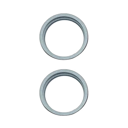 For iPhone 15 / 15 Plus 2pcs/set Rear Camera Glass Lens Metal Outside Protector Hoop Ring (Blue) - Camera Series by PMC Jewellery | Online Shopping South Africa | PMC Jewellery