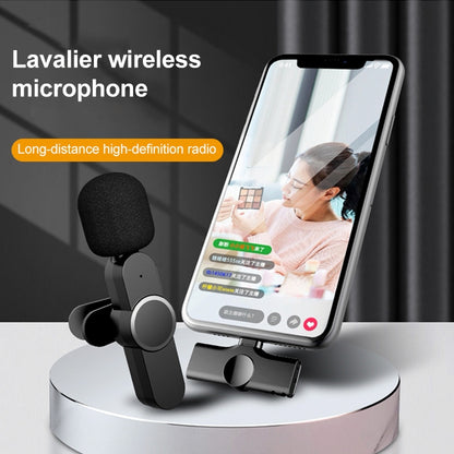 8 Pin Interface Live Broadcast Wireless Lavalier Microphone - Microphone by PMC Jewellery | Online Shopping South Africa | PMC Jewellery | Buy Now Pay Later Mobicred