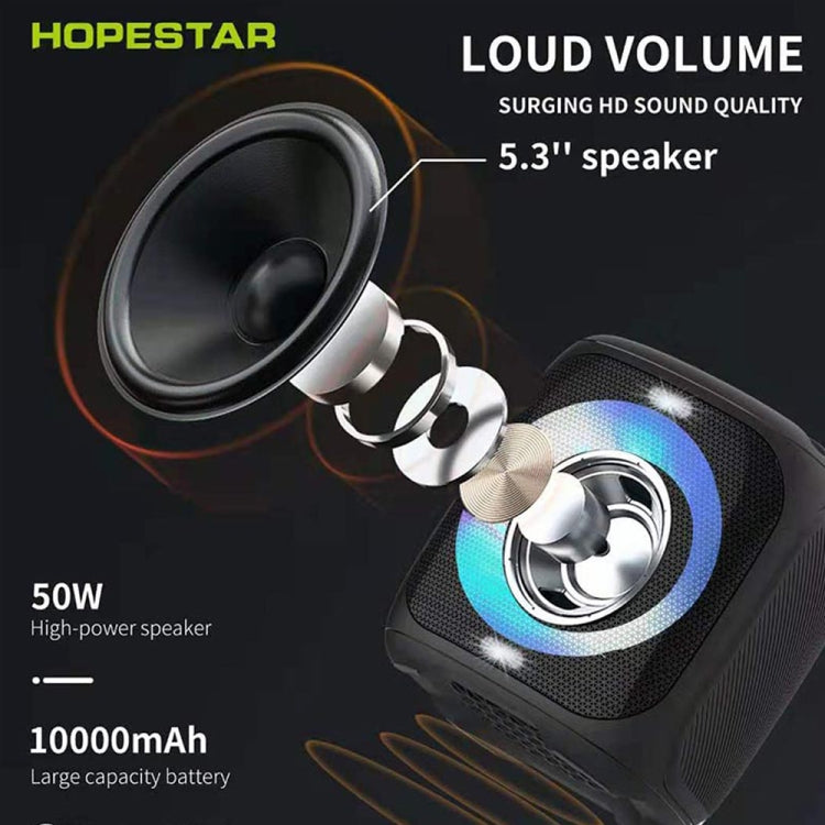 HOPESTAR Party100 Bluetooth 5.0 Portable Waterproof Wireless Bluetooth Speaker with Mobile Charging Function (Green) - Desktop Speaker by HOPESTAR | Online Shopping South Africa | PMC Jewellery | Buy Now Pay Later Mobicred