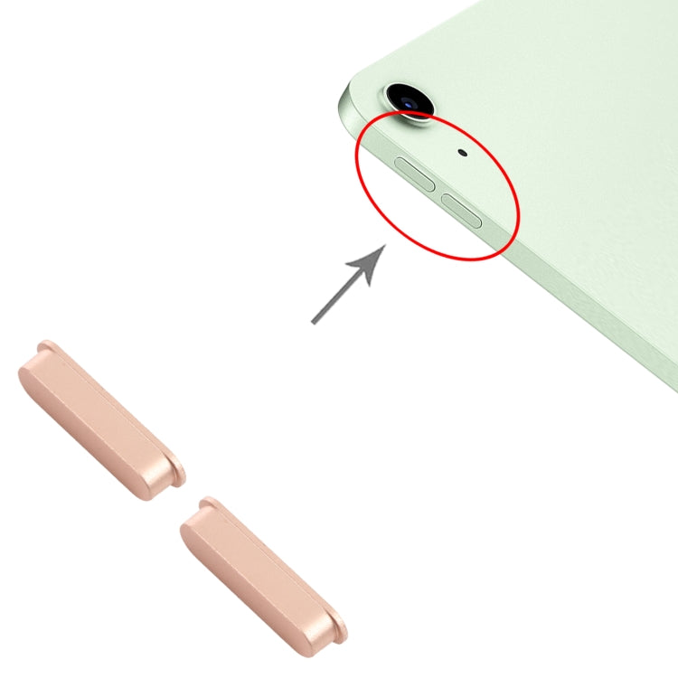 Volume Control Button for iPad Air 4 10.9 inch 2020 A2316 A2324 A2325 A2072 (Pink) - free shipping - PMC TechLife - Order now!