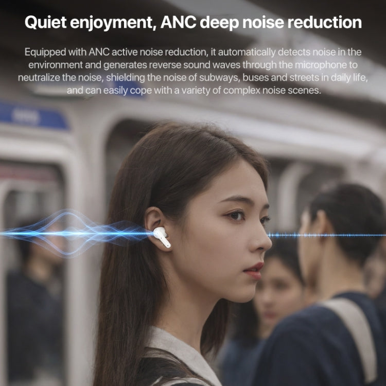 Yesido TWS28 ANC+ENC Dual Noise Reduction Smart TWS Wireless Bluetooth Earphone (Beige) - TWS Earphone by Yesido | Online Shopping South Africa | PMC Jewellery | Buy Now Pay Later Mobicred