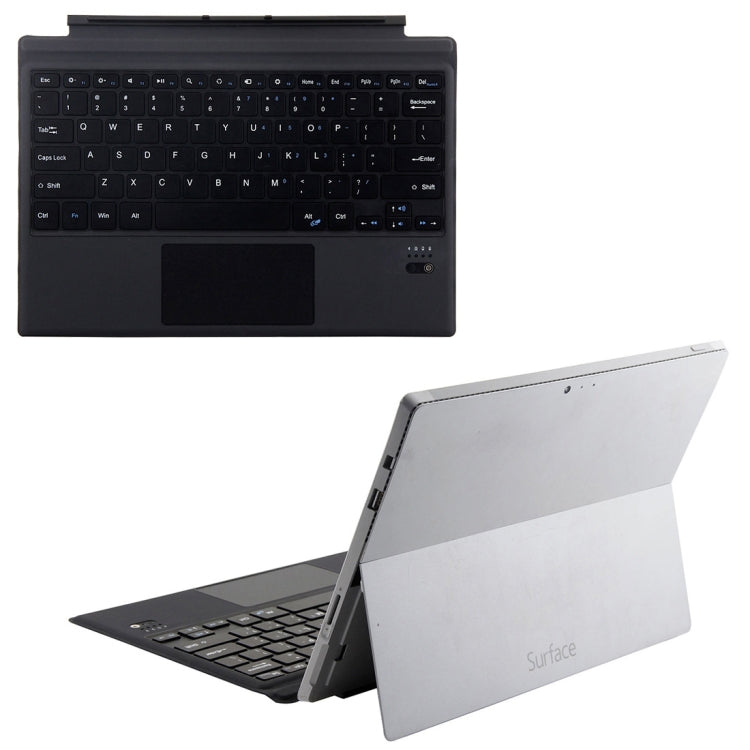 1089A Magnetic Charging Bluetooth V3.0 Keyboard + Microfiber Leather Tablet Case for Microsoft Surface Pro 3 / 4 / 5 / 6(Black) - Others Keyboard by PMC TechLife | Online Shopping South Africa | PMC TechLife
