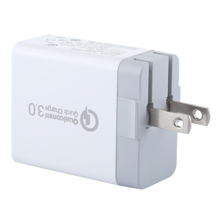 3 USB Ports (3A + 2.4A + 2.4A) Quick Charger QC 3.0 Travel Charger, US Plug, For iPhone, iPad, Samsung, HTC, Sony, Nokia, LG and other Smartphones - USB Charger by PMC Jewellery | Online Shopping South Africa | PMC Jewellery | Buy Now Pay Later Mobicred