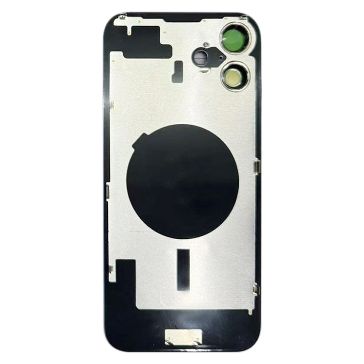 For iPhone 16 Plus Battery Back Cover with Camera Lens Cover(Cyan) - free shipping - PMC TechLife - Order now!