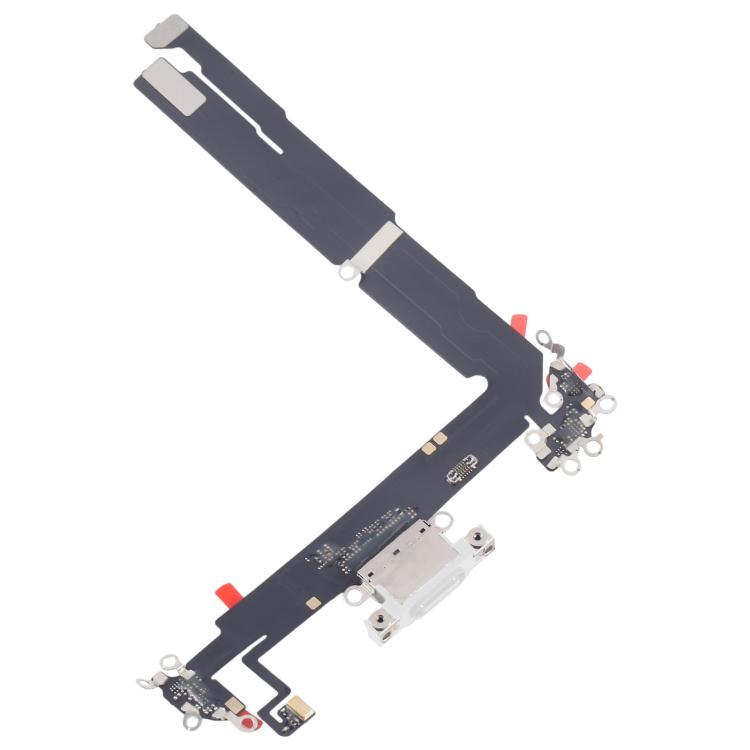 For iPhone 16 Plus Charging Port Flex Cable (White) - Flex Cable by PMC TechLife | Online Shopping South Africa | PMC TechLife | Buy Now Pay Later Mobicred