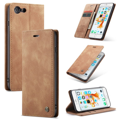 CaseMe-013 Multifunctional Retro Frosted Horizontal Flip Leather Case for iPhone 6 Plus / 6s Plus, with Card Slot & Holder & Wallet(Brown) - More iPhone Cases by CaseMe | Online Shopping South Africa | PMC Jewellery | Buy Now Pay Later Mobicred