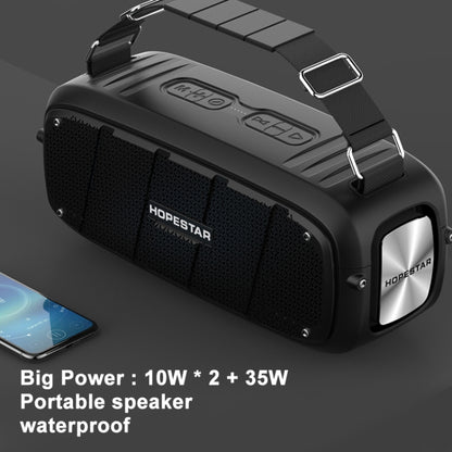 HOPESTAR A20 TWS Portable Outdoor Waterproof Subwoofer Bluetooth Speaker, Support Power Bank & Hands-free Call & U Disk & TF Card & 3.5mm AUX(Green) - Desktop Speaker by HOPESTAR | Online Shopping South Africa | PMC Jewellery | Buy Now Pay Later Mobicred