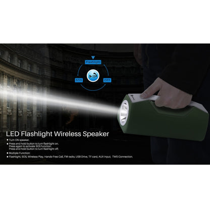 NewRixing NR-2028 Portable Lighting Wireless Bluetooth Stereo Speaker Support TWS Function Speaker (Green) - Desktop Speaker by NewRixing | Online Shopping South Africa | PMC Jewellery | Buy Now Pay Later Mobicred