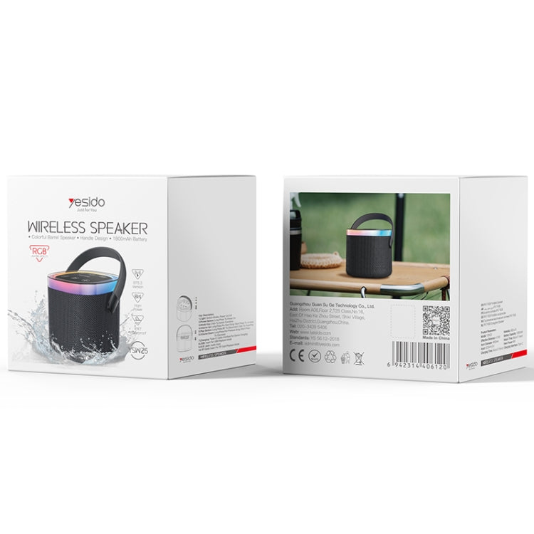 Yesido YSW25 8W RGB mini Portable Outdoor Bluetooth Speaker - Desktop Speaker by Yesido | Online Shopping South Africa | PMC TechLife | Buy Now Pay Later Mobicred