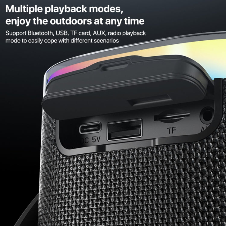 Yesido YSW25 8W RGB mini Portable Outdoor Bluetooth Speaker - Desktop Speaker by Yesido | Online Shopping South Africa | PMC TechLife | Buy Now Pay Later Mobicred