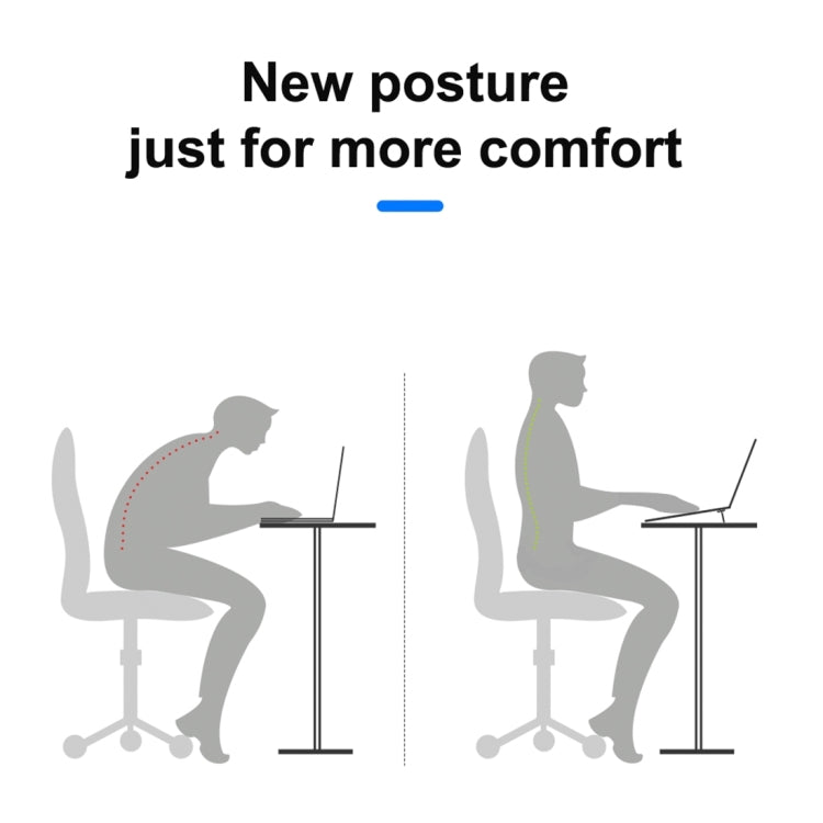 2 PCS R-JUST BJ01 Universal Stickable Shield Shape Laptop Foldable Stand(Silver) - free shipping - PMC TechLife - Order now!