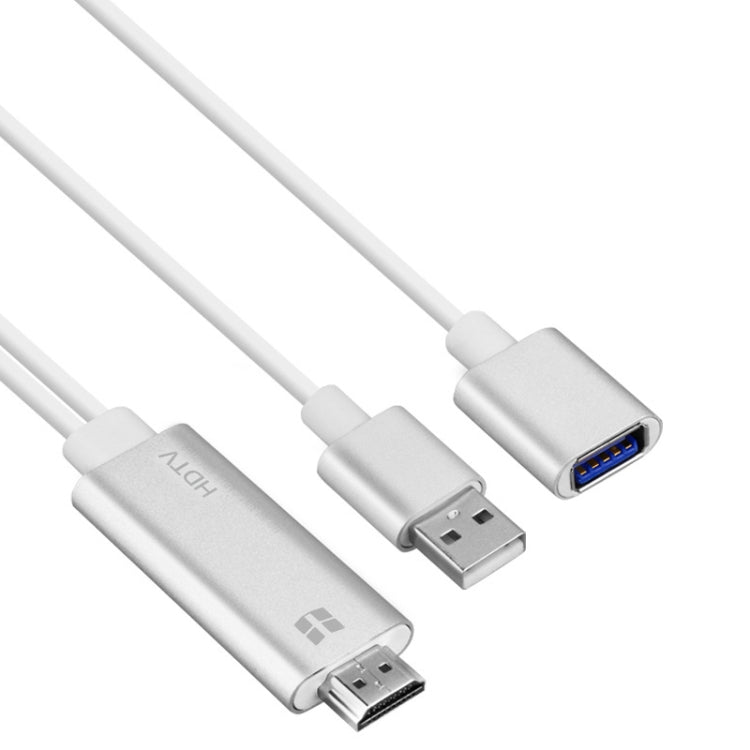 Onten 7562 USB Female to HDMI Phone to HDTV Adapter Cable for iPhone / Android - free shipping - PMC Jewellery - Order now!