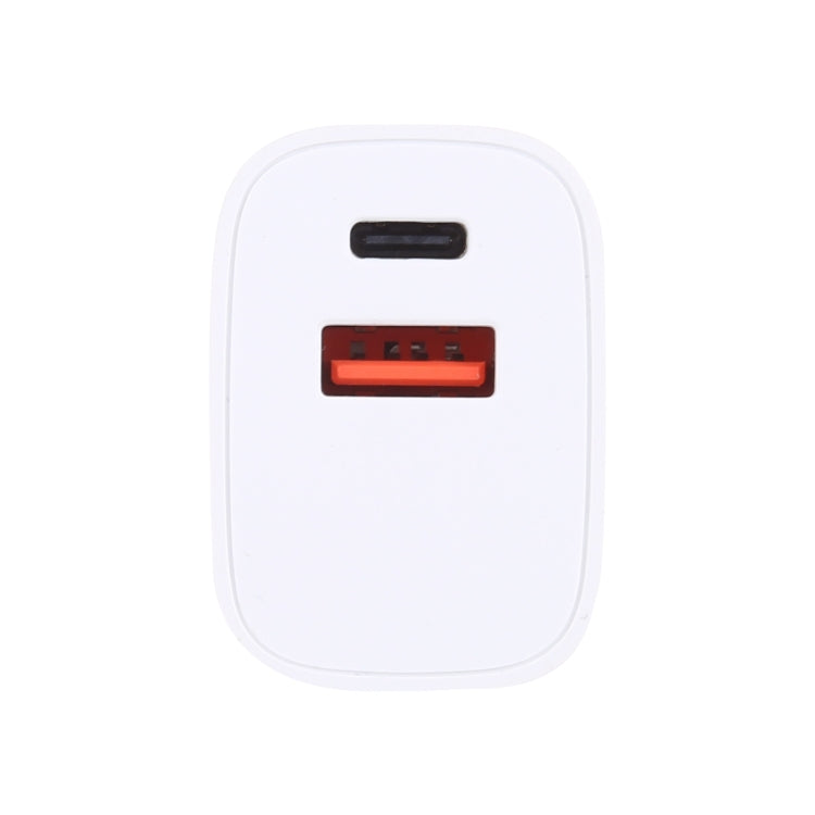 U085 20W USB + Type-C Fast Charging Travel Power Adapter, US Plug - USB Charger by PMC Jewellery | Online Shopping South Africa | PMC Jewellery | Buy Now Pay Later Mobicred