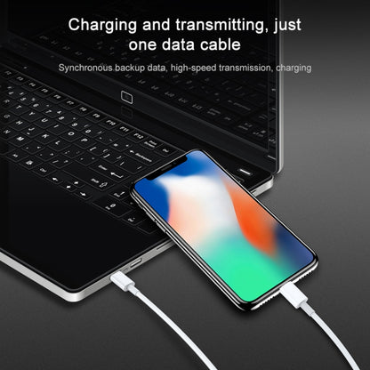 AWEI CL-68 3A Type-C / USB-C to 8 Pin PD Fast Charging Data Cable, Length: 1m(White) - Normal Style Cable by awei | Online Shopping South Africa | PMC Jewellery | Buy Now Pay Later Mobicred