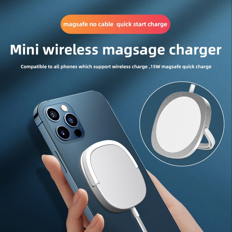 Y3 15W Ultra-thin MagSafe Magnetic Wireless Charger (Blue) - Wireless Charger by PMC Jewellery | Online Shopping South Africa | PMC Jewellery | Buy Now Pay Later Mobicred