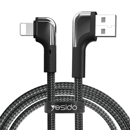 Yesido CA81 2.4A Elbow USB to 8 Pin Charging Cable, Length: 2m - Normal Style Cable by Yesido | Online Shopping South Africa | PMC Jewellery | Buy Now Pay Later Mobicred