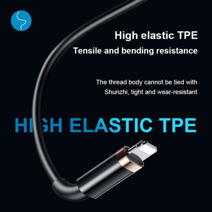 USAMS US-SJ485 U63 Type-C / USB-C to 8 Pin PD 20W Smooth Aluminum Alloy Fast Charging Data Cable, Length: 2m (White) - Normal Style Cable by USAMS | Online Shopping South Africa | PMC Jewellery | Buy Now Pay Later Mobicred