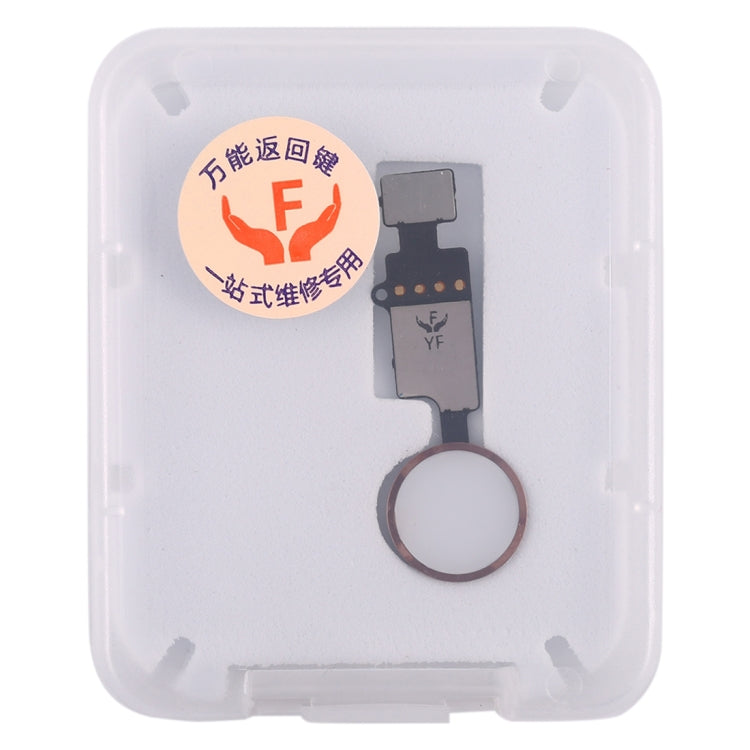 Home Button (3rd ) with Flex Cable (Not Supporting Fingerprint Identification) for iPhone 8 Plus / 7 Plus / 8 / 7(Pink) - Button & Card Slots by PMC TechLife | Online Shopping South Africa | PMC TechLife | Buy Now Pay Later Mobicred