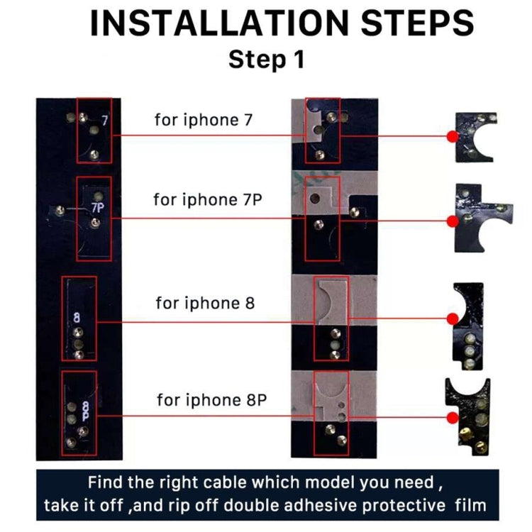 Home Button (3rd ) with Flex Cable (Not Supporting Fingerprint Identification) for iPhone 8 Plus / 7 Plus / 8 / 7(Black) - Button & Card Slots by PMC TechLife | Online Shopping South Africa | PMC TechLife | Buy Now Pay Later Mobicred