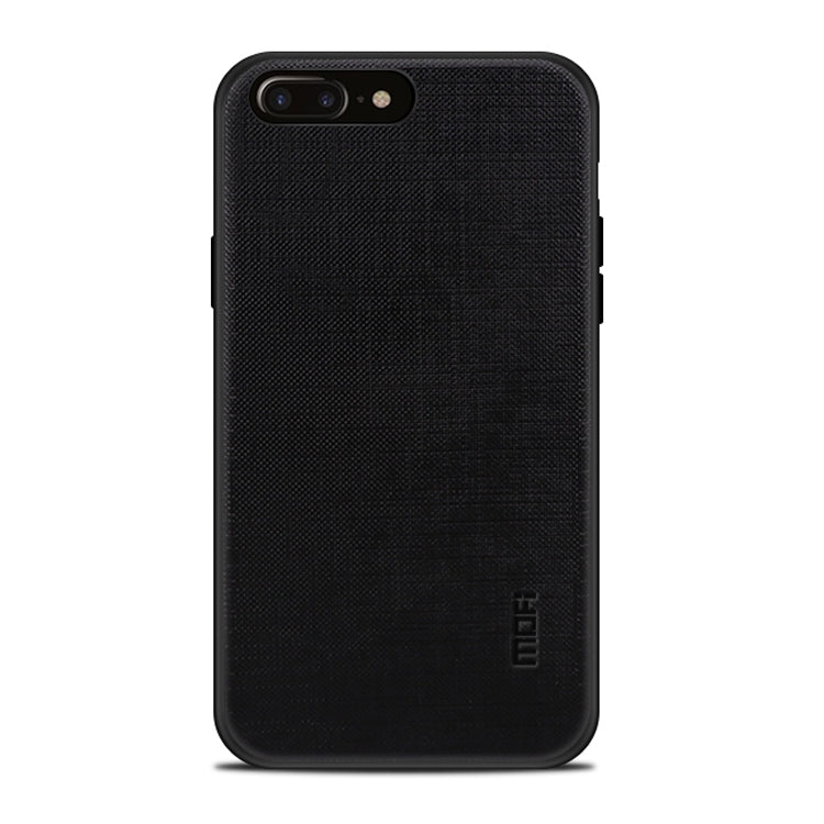 MOFI Anti-slip PC + TPU + Cloth Case for iPhone 8 Plus & 7 Plus(Black) - More iPhone Cases by MOFI | Online Shopping South Africa | PMC Jewellery