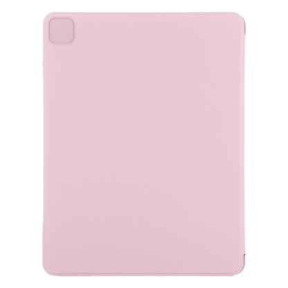 For iPad Air 13 2024 / Pro 12.9 2020 Double-sided Magnetic Flip PU Leather Tablet Case With Holder & Sleep / Wake-up Function(Rose Gold) - iPad Pro 12.9 (2020) Cases by PMC Jewellery | Online Shopping South Africa | PMC Jewellery | Buy Now Pay Later Mobicred