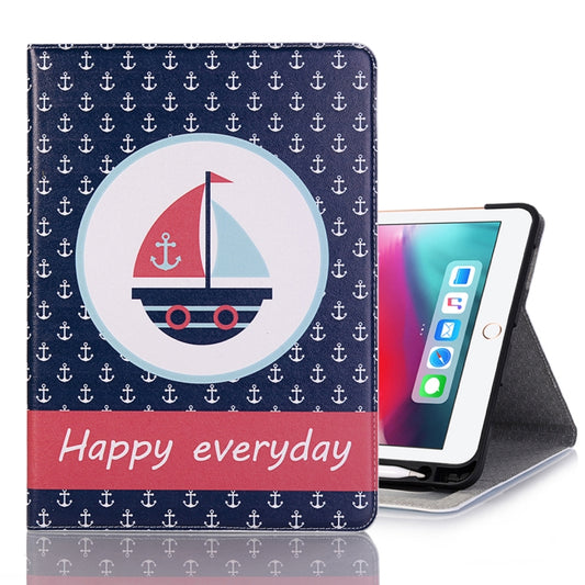 Ship Pattern Horizontal Flip Leather Case for iPad Air 11 2024 / iPad Pro 11 inch (2018),with Card Slots & Holder & Wallet & Photo Frame & Pen slot - iPad Pro 11 (2018) Cases by PMC Jewellery | Online Shopping South Africa | PMC Jewellery | Buy Now Pay Later Mobicred