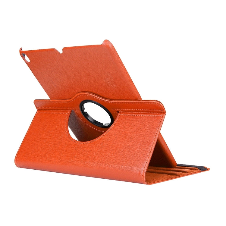 Litchi Texture 360 Degree Spin Multi-function Horizontal Flip Leather Protective Case with Holder for iPad Pro 10.5 inch / iPad Air (2019) (Orange) - iPad Pro 10.5 inch Cases by PMC Jewellery | Online Shopping South Africa | PMC Jewellery | Buy Now Pay Later Mobicred