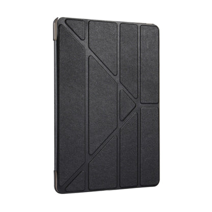 For iPad Pro 10.5 inch Silk Texture Horizontal Deformation Flip Leather Case with 4-folding Holder & Sleep / Wake-up(Black) - iPad Pro 10.5 inch Cases by PMC Jewellery | Online Shopping South Africa | PMC Jewellery