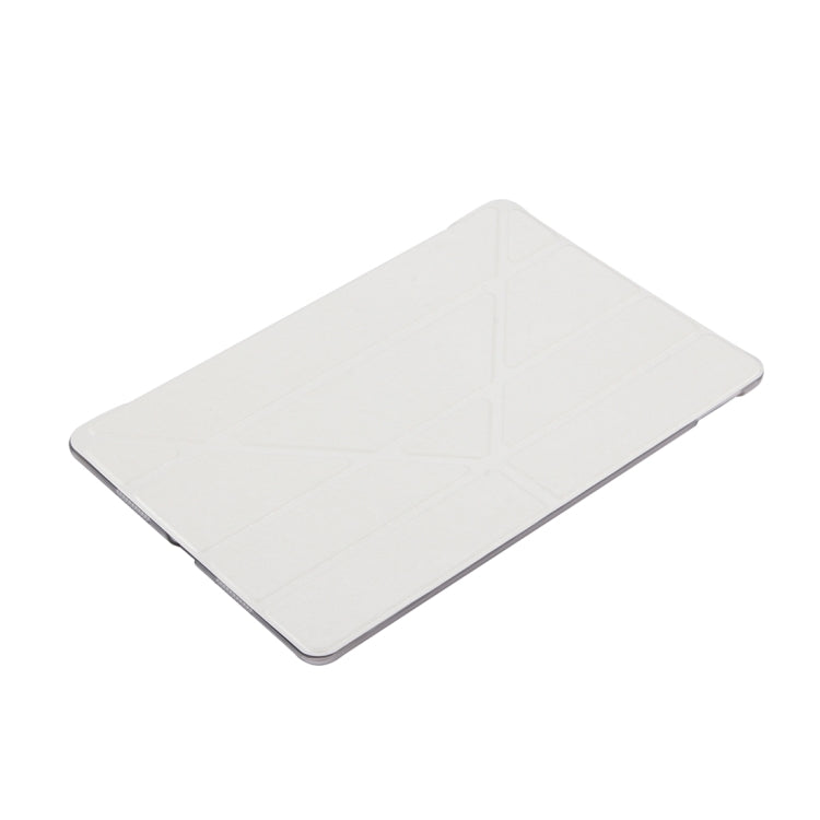 For iPad Pro 10.5 inch Silk Texture Horizontal Deformation Flip Leather Case with 4-folding Holder & Sleep / Wake-up(White) - iPad Pro 10.5 inch Cases by PMC TechLife | Online Shopping South Africa | PMC TechLife | Buy Now Pay Later Mobicred