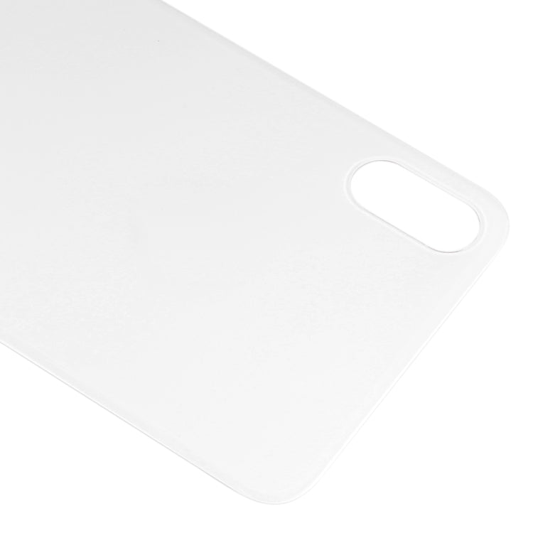 Easy Replacement Big Camera Hole Glass Back Battery Cover with Adhesive for iPhone X(White) - Back Cover by PMC Jewellery | Online Shopping South Africa | PMC Jewellery