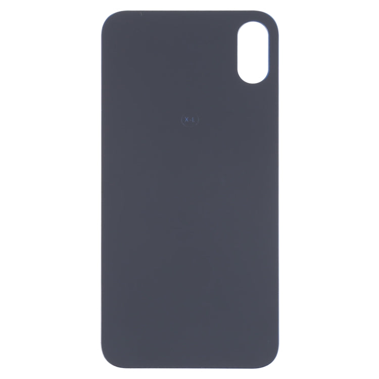 Easy Replacement Big Camera Hole Glass Back Battery Cover for iPhone X / XS(Blue) - Back Cover by PMc TechLife | Online Shopping South Africa | PMc TechLife | Buy Now Pay Later Mobicred