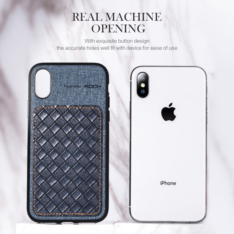 For iPhone XR ROCK Origin Series Business TPU + PU Protective Case - More iPhone Cases by ROCK | Online Shopping South Africa | PMC Jewellery | Buy Now Pay Later Mobicred