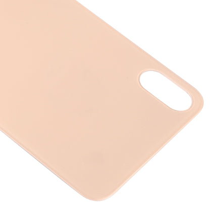 Easy Replacement Big Camera Hole Glass Back Battery Cover with Adhesive for iPhone XS(Gold) - Back Cover by PMC Jewellery | Online Shopping South Africa | PMC Jewellery